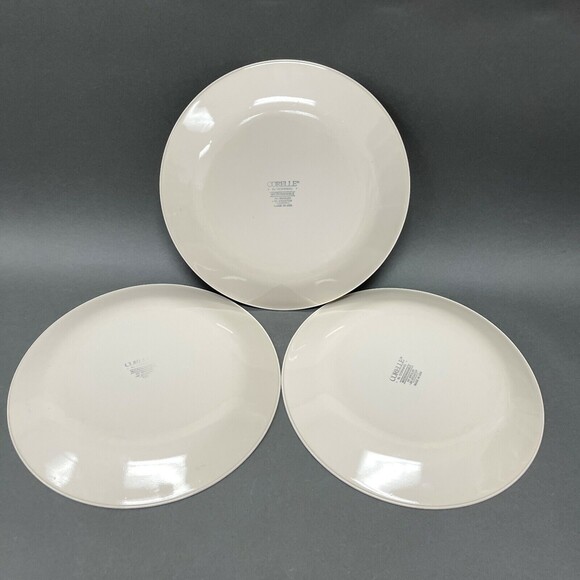 Corelle by Corning Dinner Plates Hearts Forever Yours Beige Pink Lot of 3 - Picture 5 of 10
